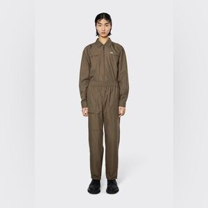 Rains | Woven Pants in Wood‎ Size XS